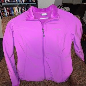 Pink Omni-Wind block Columbia Jacket